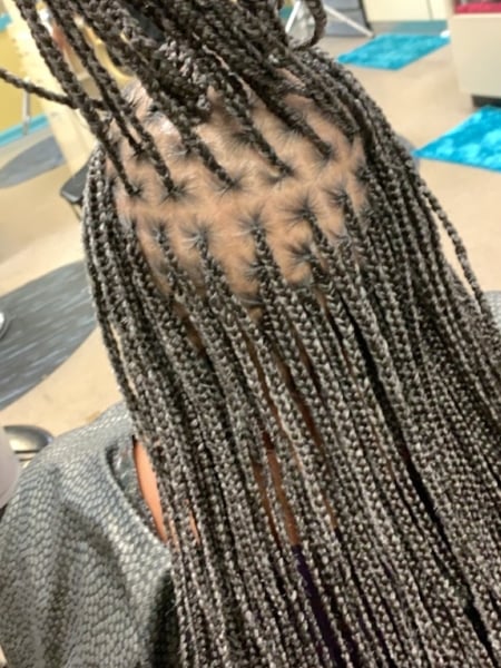 Image of  Women's Hair, Braids (African American), Hairstyles, Protective, Weave