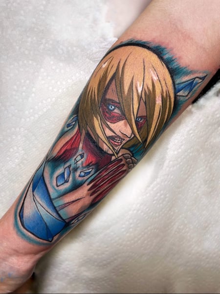 Image of  Tattoos, Tattoo Style, Tattoo Bodypart, Anime, Forearm 