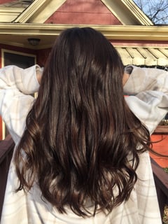 View Women's Hair, Long, Hair Length, Bangs, Haircuts, Beachy Waves, Hairstyles - Ashley Wolfe, Boise, ID