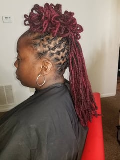 View Women's Hair, Brunette, Hair Color, Locs, Hairstyles - Brittney Johnson, Stone Mountain, GA