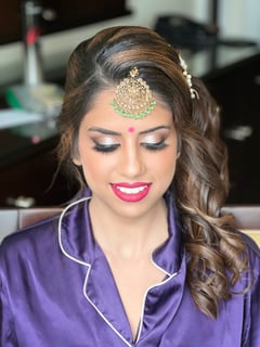 View Glam Makeup, Look, Bridal, Technique, Airbrush, Light Brown, Makeup, Skin Tone, Brown - Tasneem Shaikh, Richmond, VA