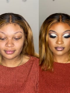 View Makeup, Skin Tone, Look, Brown, Black, Colors, Brown, Glitter, White, Glam Makeup - Tierra Lee, Marietta, GA