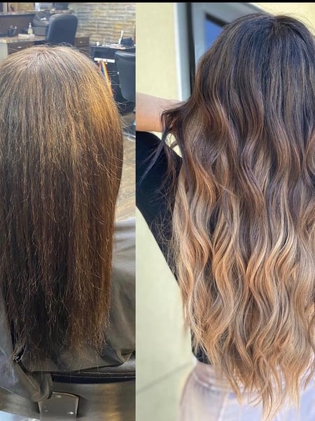 Image of  Women's Hair, Balayage, Hair Color, Long, Hair Length, Beachy Waves, Hairstyles, Hair Extensions