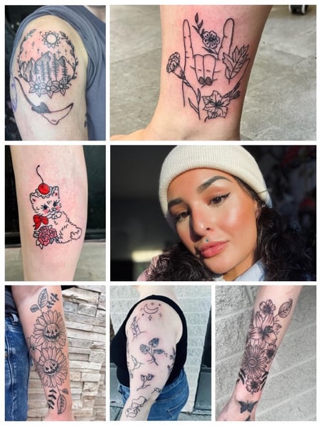 Image of  Tattoos, Tattoo Style, Tattoo Bodypart, Tattoo Colors, Aesthetic, Blackwork, Fine Line, Geometric, Line Art, Neo Traditional, Sketch, Shoulder, Arm , Forearm , Wrist , Back, Hip, Thigh, Calf , Black 
