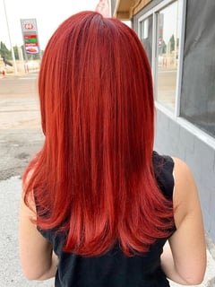 View Red, Hair Color, Women's Hair - Kelsey Ozburn, Soda Springs, ID