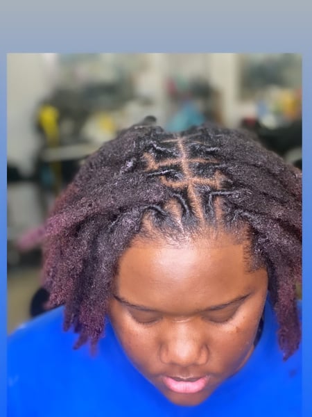 Image of  Women's Hair, Hairstyles, Braids (African American), Hair Texture, Protective, 4C, Natural
