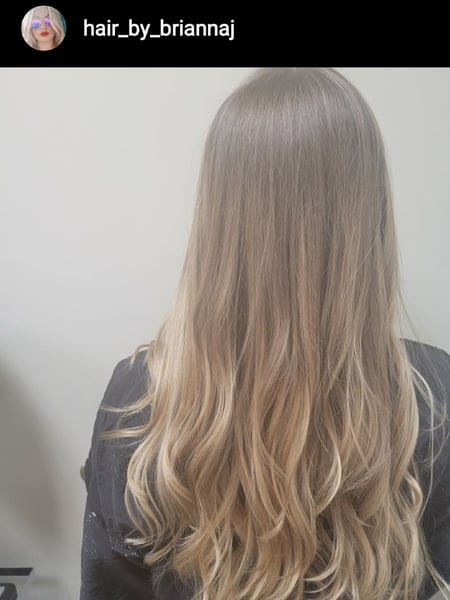 Image of  Layered, Haircuts, Women's Hair, Blowout, Beachy Waves, Hairstyles, Highlights, Hair Color, Ombré, Blonde, Balayage
