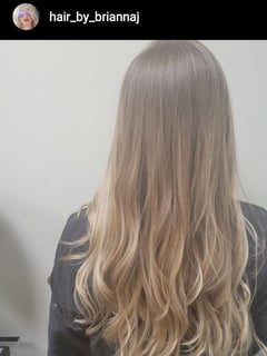 View Blonde, Balayage, Layers, Haircut, Women's Hair, Blowout, Beachy Waves, Hairstyle, Highlights, Hair Color, Ombré - BRIANNA JERVISS, Boca Raton, FL