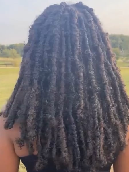 Image of  Hairstyles, Women's Hair, Locs, Protective