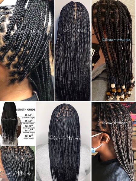 Image of  Boho Chic Braid, Hairstyles, Women's Hair, Locs, Protective, Braids (African American), Hair Extensions, Natural, 4C, Hair Texture, 4B
