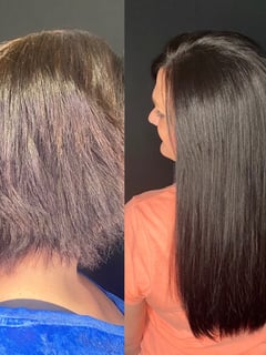 View Women's Hair, Hair Color, Brunette, Long, Hair Length, Hair Extensions, Hairstyles - Kayla White, Lake Charles, LA