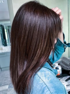 View Hair Color, Brunette Hair, Women's Hair - Ashlee Elsner, Philadelphia, PA
