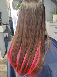 View Women's Hair, Blowout, Fashion Color, Hair Color, Long, Hair Length - Jenell, Long Beach, CA