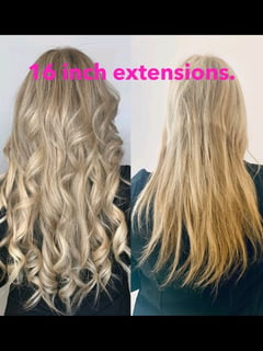 View Women's Hair, Blonde, Hair Color, Long, Hair Length, Layered, Haircuts, Hair Extensions, Hairstyles, Beachy Waves - Nickolas Teague, Burbank, CA