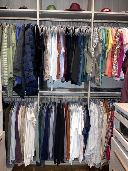 Image of  Professional Organizer, Closet Organization, Hanging Clothes, Folded Clothes, Hats