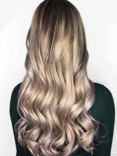 View Layered, Blonde, Balayage, Blowout, Long, Hairstyles, Curly, Women's Hair, Hair Color, Highlights, Haircuts, Hair Length, Hair Extensions, Sew-In  - Salon EMA, Miami, FL