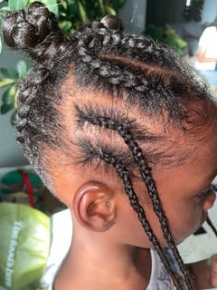 View Braiding (African American), Hairstyle, Kid's Hair, Protective Styles, Updo - Kiara Carmon, Tampa, FL