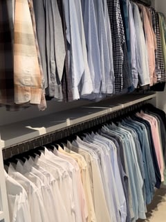 View Hanging Clothes, Closet Organization, Professional Organizer - Regina Leeds, Laguna Beach, CA