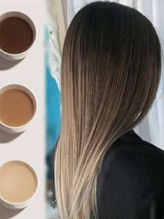 View Long, Hair Length, Women's Hair, Straight, Hairstyles, Brunette, Hair Color, Foilayage, Ombré, Blonde, Balayage - Kersten Smith, San Antonio, TX