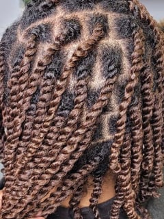 View Fashion Hair Color, Brunette Hair, Hairstyle, Braids (African American), Women's Hair, Hair Length, Shoulder Length Hair, Hair Color - Kareema Kolodziejczyk, Virginia Beach, VA