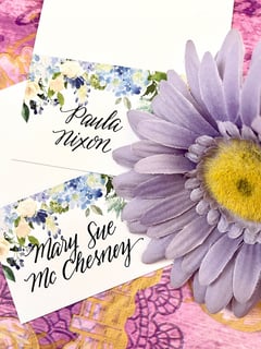 View Calligraphy, Calligraphy Service, Place Cards - Katherine Glattard, Wilmette, IL