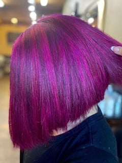 View Hair Color, Fashion Color, Women's Hair, Hair Length, Short Ear Length - Amber Morris , Federal Way, WA