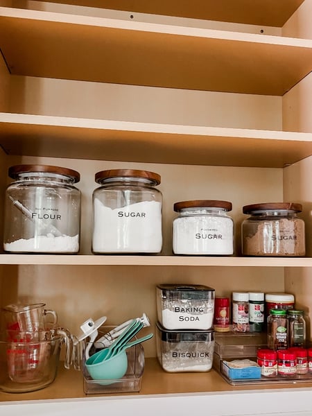 Image of  Professional Organizer, Kitchen Organization, Food Pantry, Spice Cabinet, Baking Supplies, Kitchen Shelves