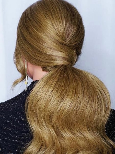 Image of  Women's Hair, Blonde, Hair Color, Long, Hair Length, Bridal, Hairstyles