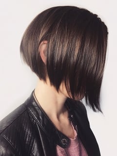 View Fashion Color, Haircuts, Bob, Short Chin Length, Pixie, Short Ear Length, Hair Length, Silver, Red, Ombré, Highlights, Full Color, Foilayage, Color Correction, Brunette, Blonde, Black, Balayage, Hair Color, Blowout, Women's Hair - Katie Malone, Los Angeles, CA