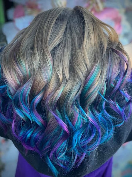 Image of  Fashion Color, Hair Color, Women's Hair, Balayage