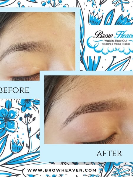 Image of  Brows, Brow Shaping, Arched, Rounded, S-Shaped, Steep Arch, Straight, Brow Technique, Threading, Wax & Tweeze, Brow Sculpting, Brow Tinting, Brow Lamination, Microblading, Ombré