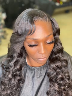 View Sew-In , Straight, Hair Extensions, Weave, Protective Styles (Hair), Hairstyle, Curls, Women's Hair - Keyuna Anderson, Atlanta, GA