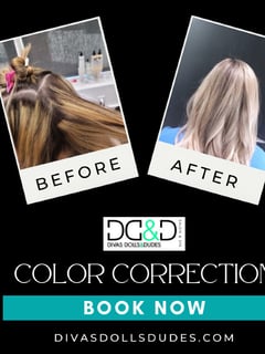 View Balayage, Blonde, Foilayage, Color Correction, Full Color, Highlights, Hair Color, Women's Hair - Brandi Edinburgh, Columbia, MD