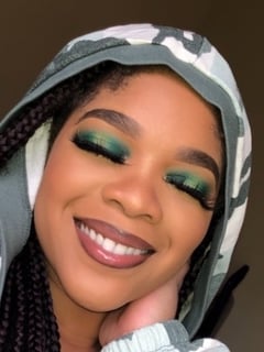 View Makeup, Glam Makeup, Look, Green, Colors - Rajanee Miles, Norwalk, CA